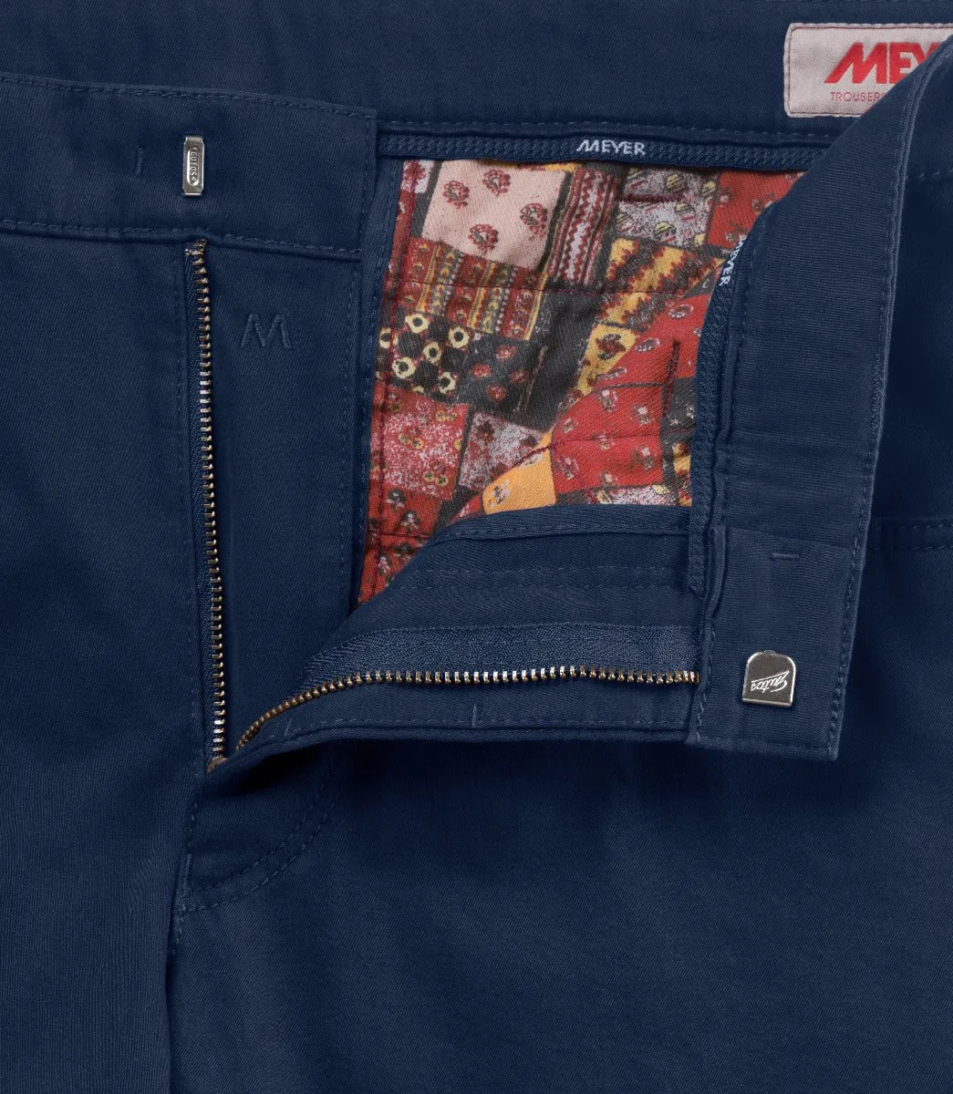 MEYER HOSEN Diego Satin Non-Fade Chino NAVY