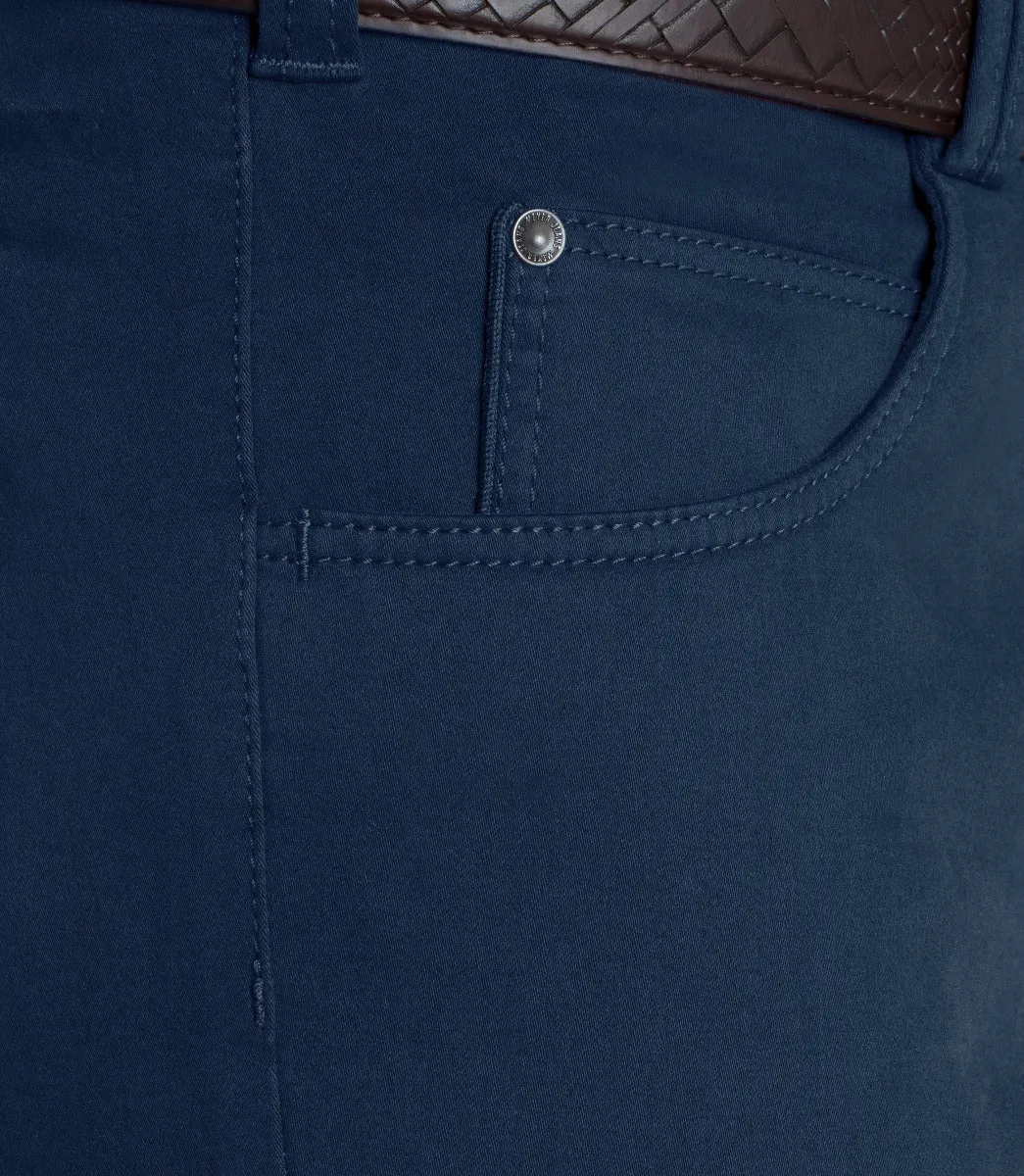 MEYER HOSEN Diego Satin Non-Fade Chino NAVY