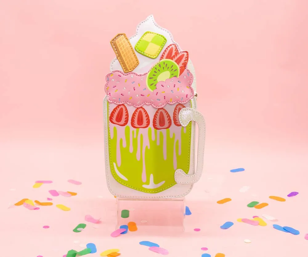Milkshake Mug Handbag - Strawberry Matcha
