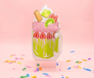 Milkshake Mug Handbag - Strawberry Matcha