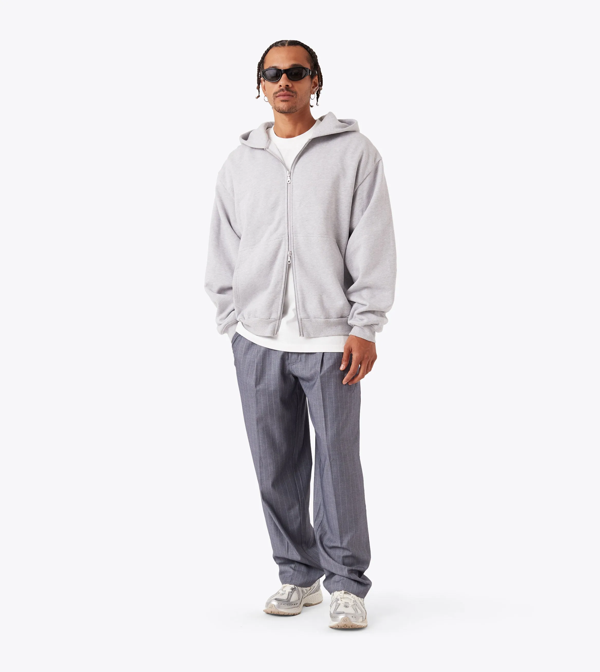 Pinstripe Flow Pant Grey