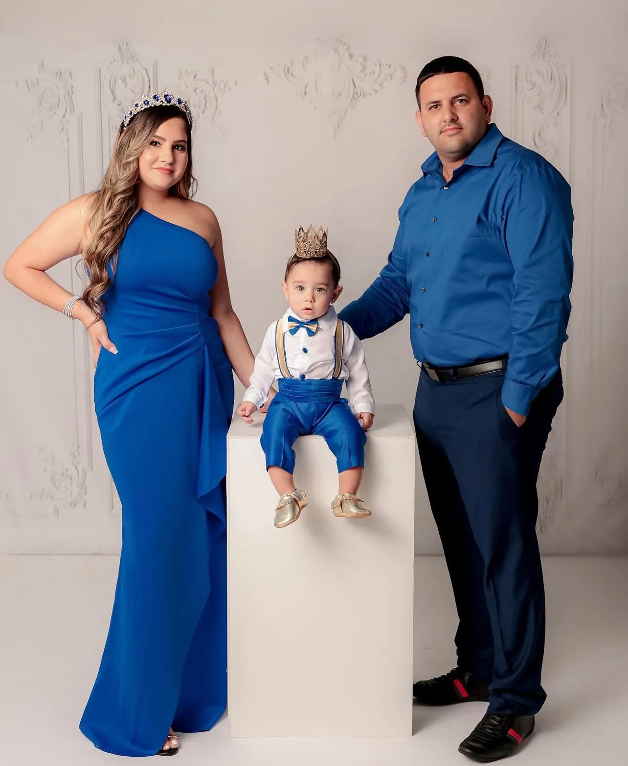 Prince William Tux Royal Blue & Gold