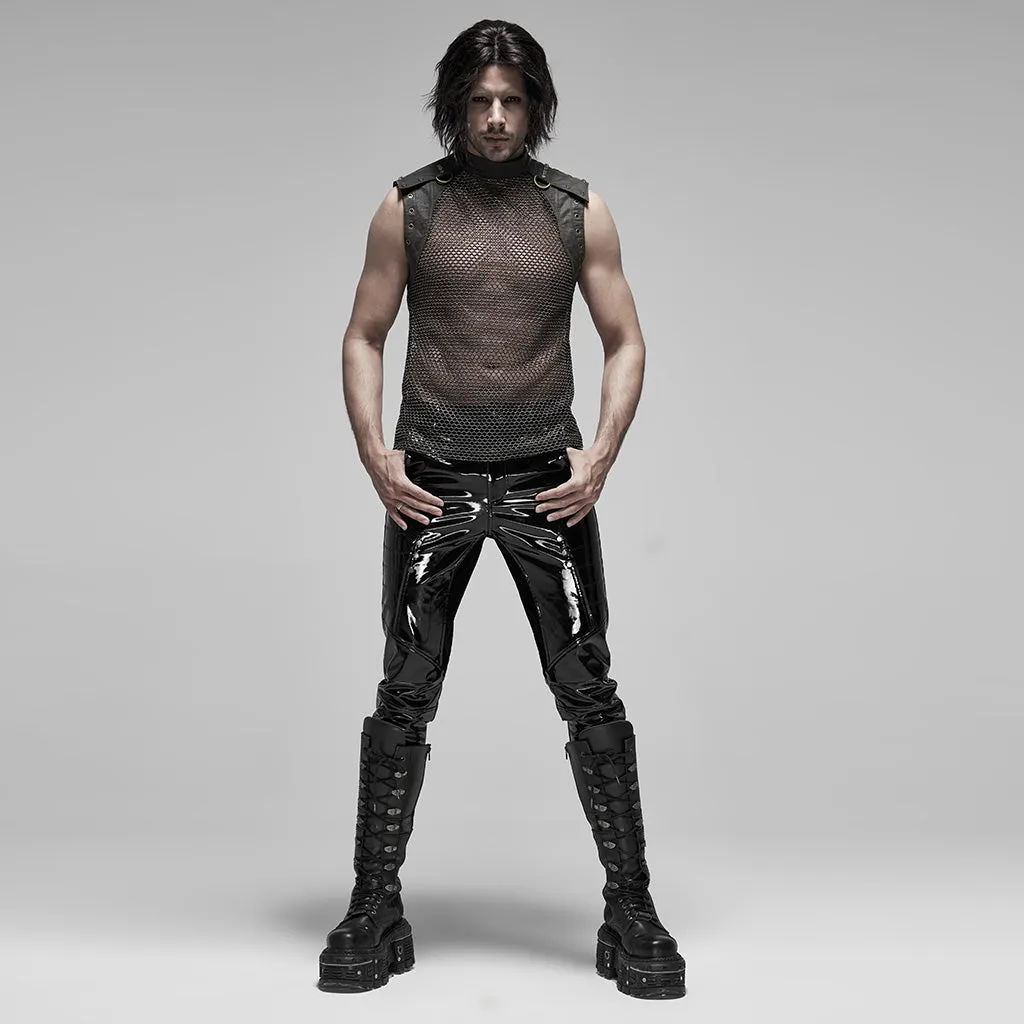 Punk mesh Translucent men Vest WT-620DQM WT-620BXM