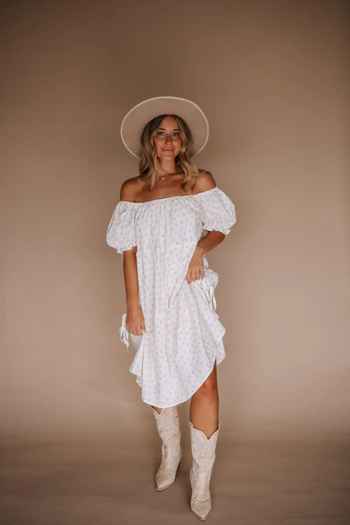 Reya Midi Floral Dress