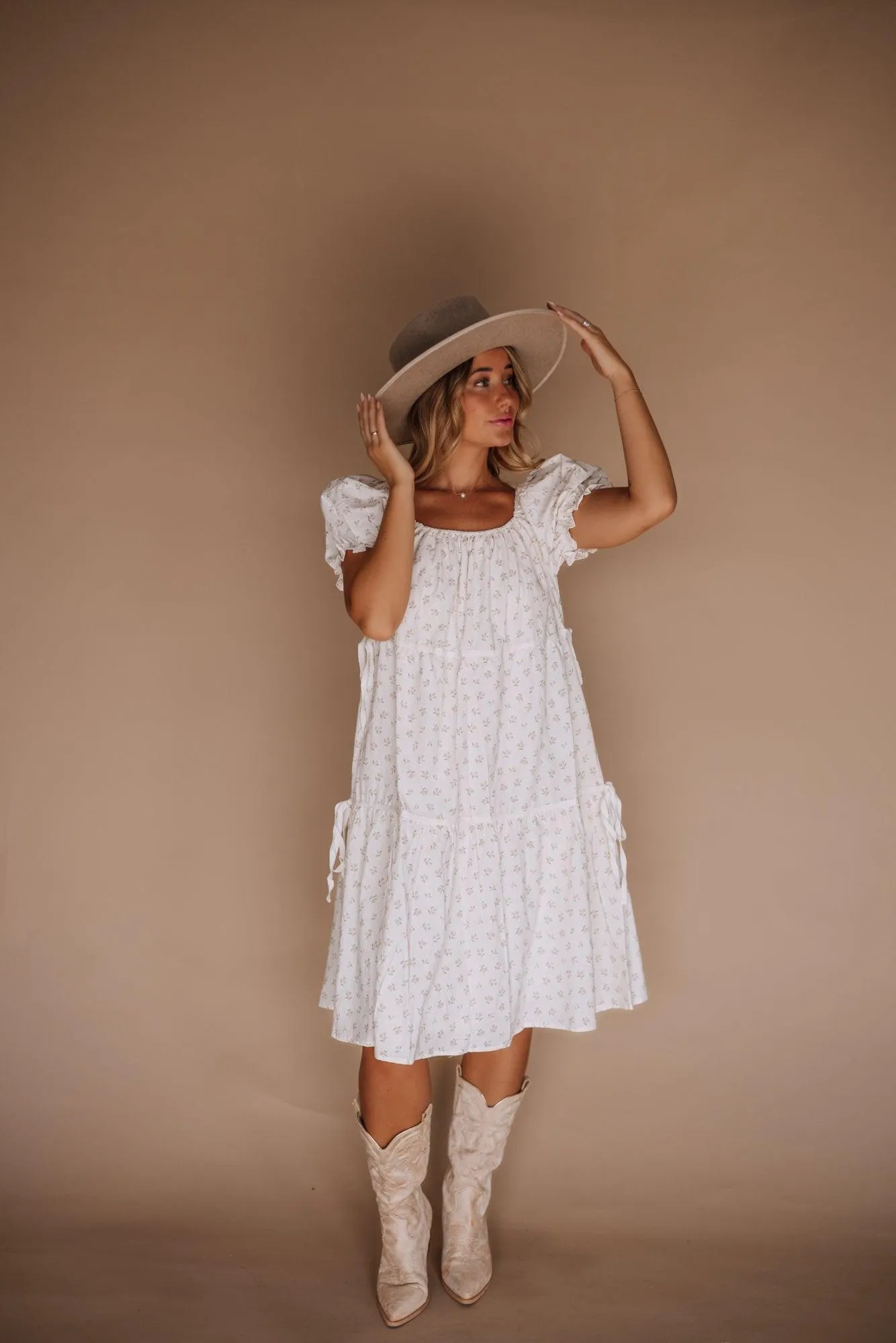 Reya Midi Floral Dress