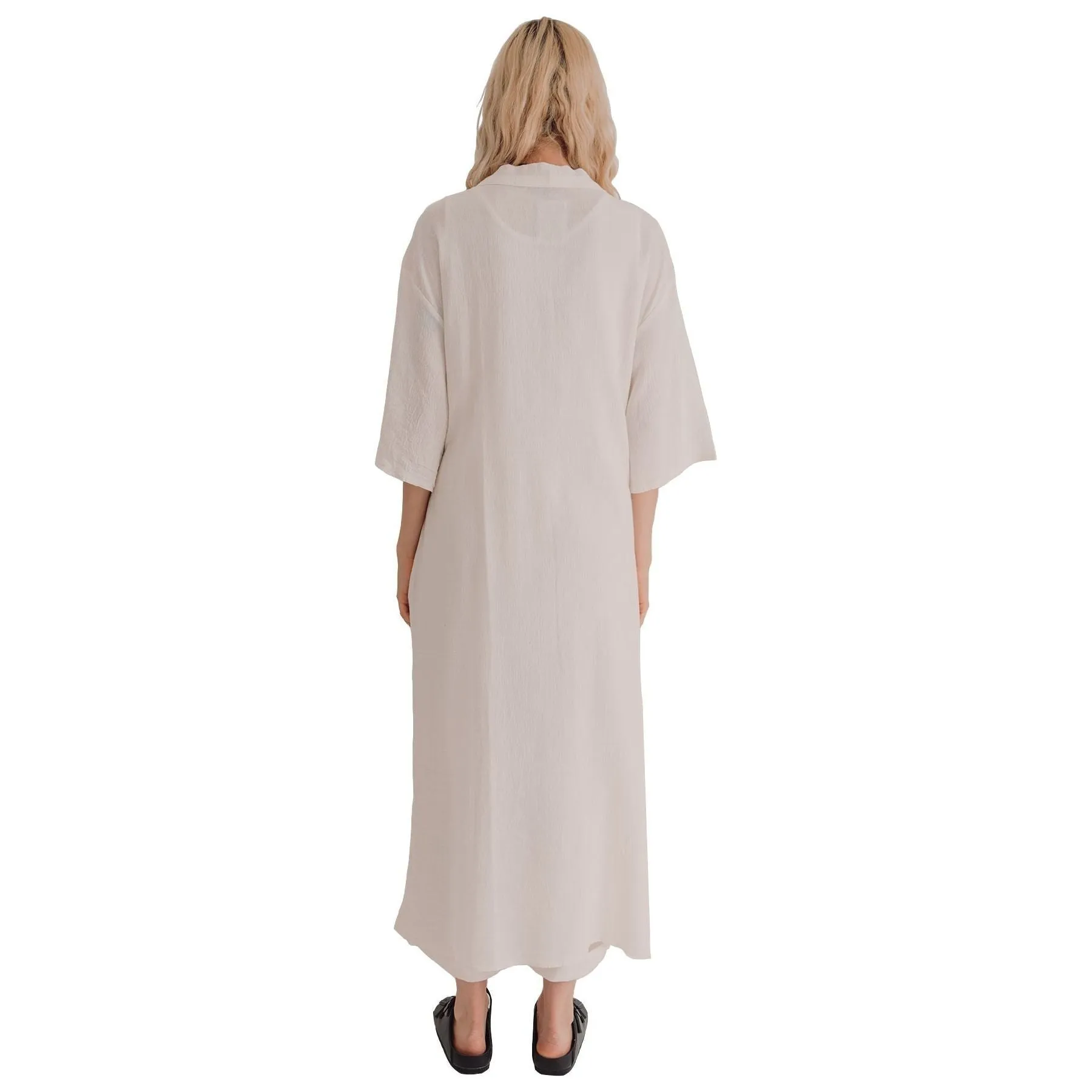 Sile Kimono Dress, Off White