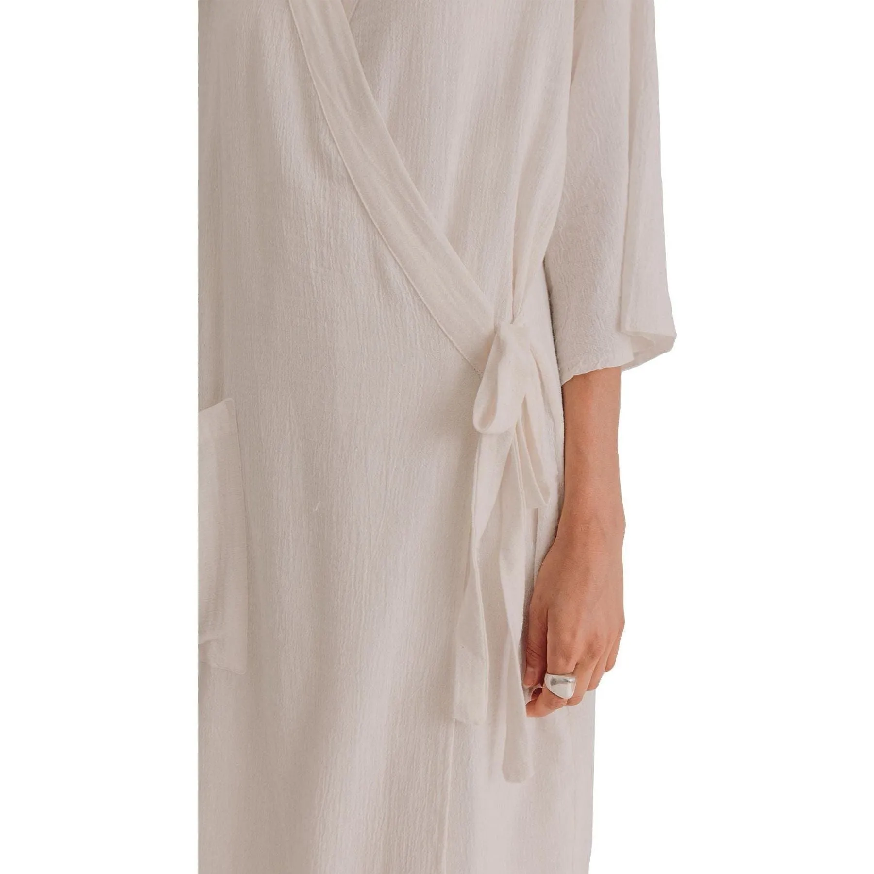 Sile Kimono Dress, Off White
