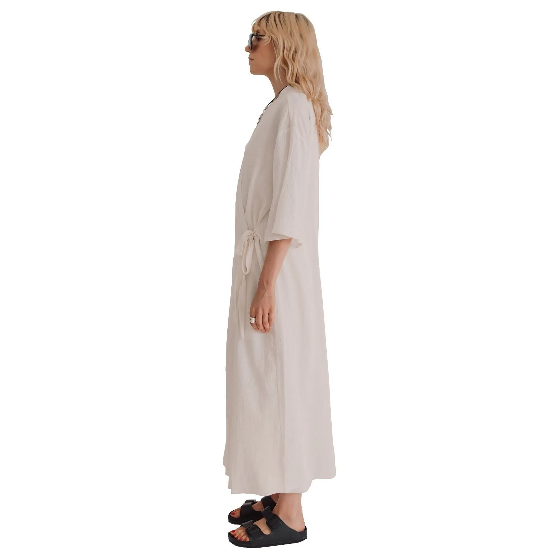 Sile Kimono Dress, Off White