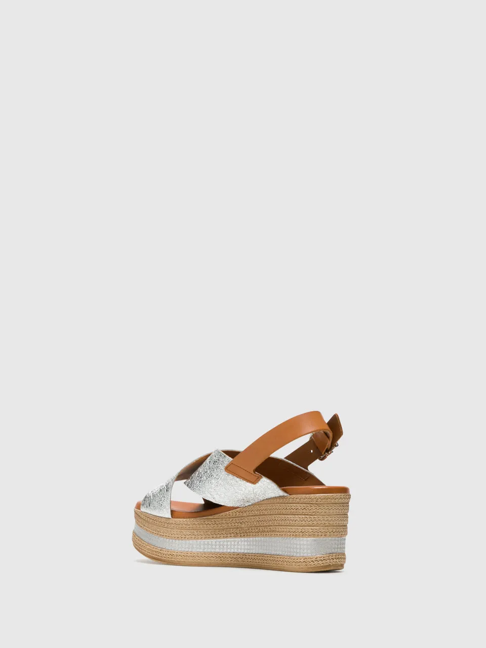 Silver Buckle Sandals