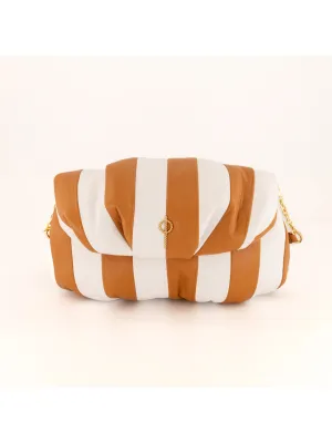 Striped Leda Tan