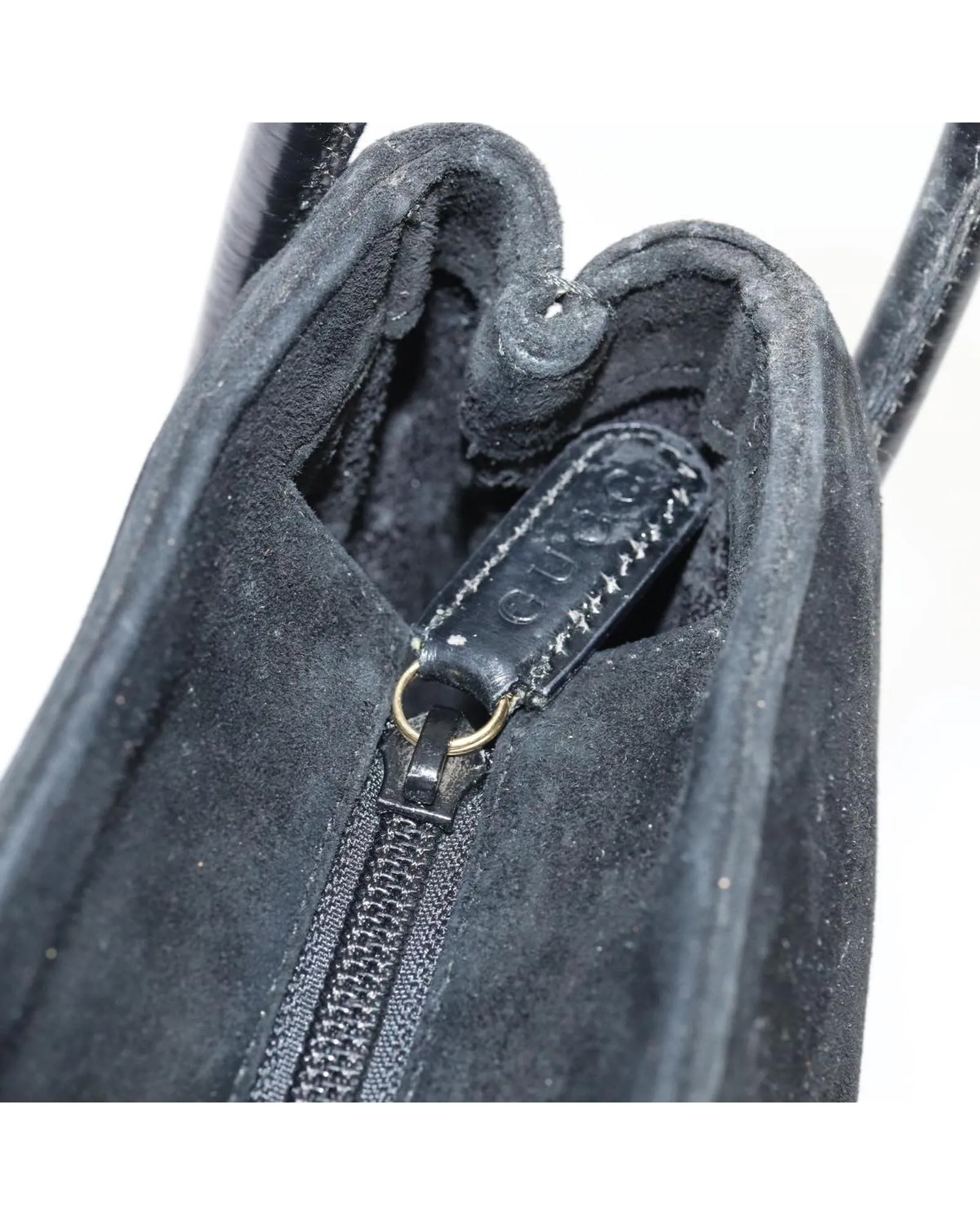 Suede Tote Bag with Handle and Spacious Interior