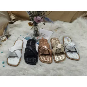 summer flat bottom lazy sandals