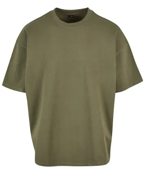Ultra heavy cotton box tee | Olive