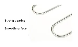 Visionhome S Type 5 Layer Stainless Steel Hanger with Multi-Purpose for Pants Cloths Tie Scarf 10Pack
