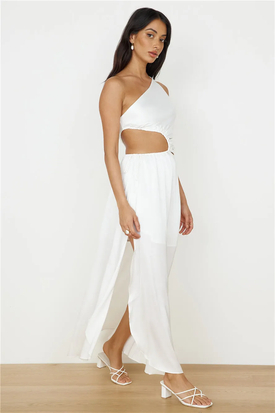 We Got This Feeling Maxi Dress White
