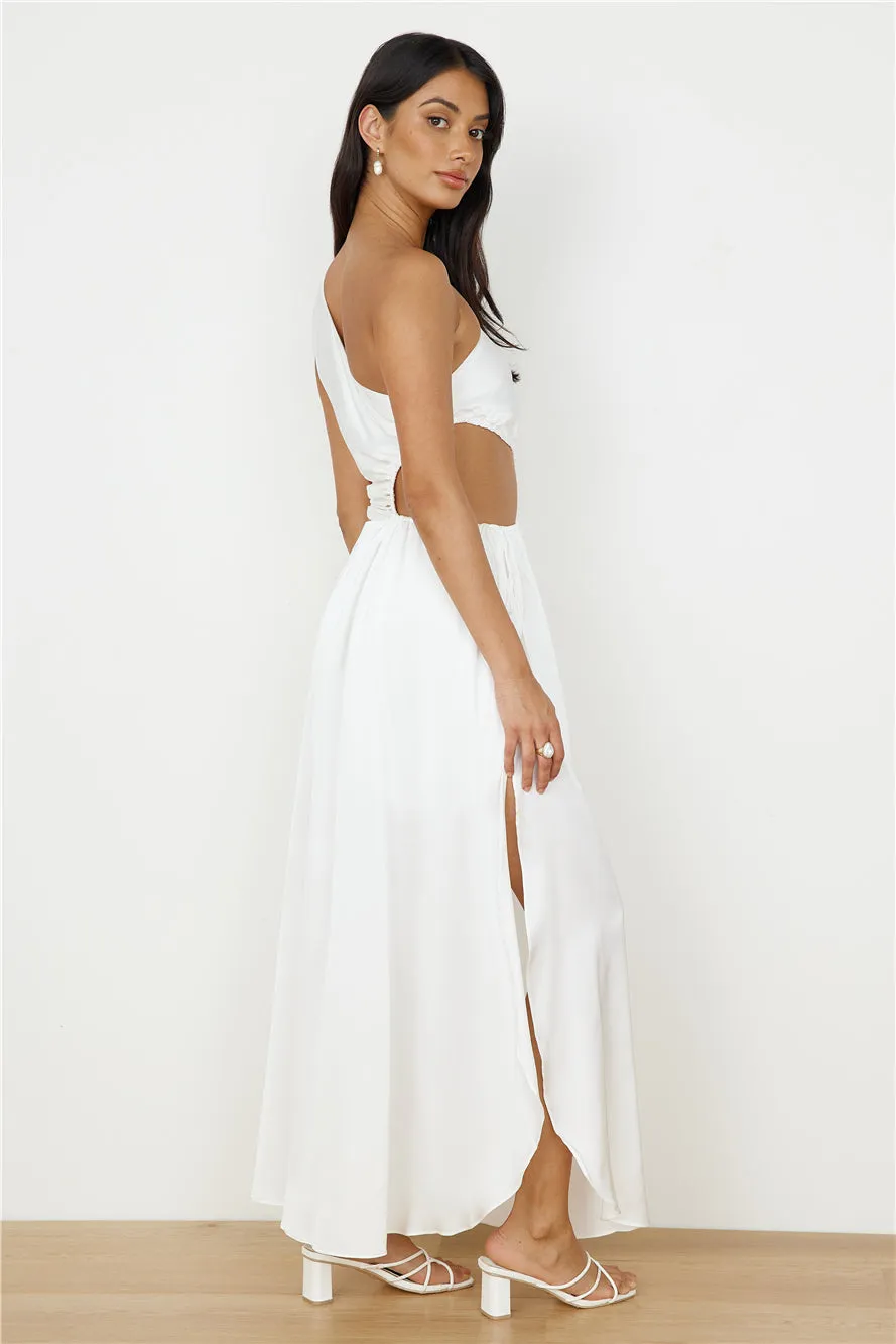 We Got This Feeling Maxi Dress White