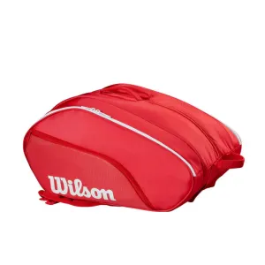Wilson 2025 Padel Tour Bag Red Red