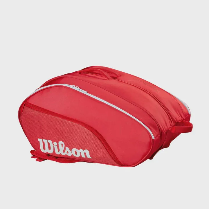 Wilson 2025 Padel Tour Bag Red Red