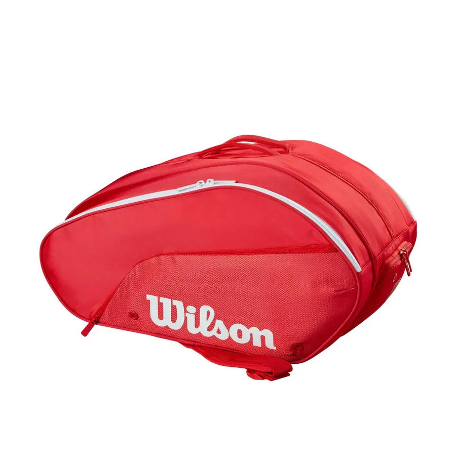 Wilson 2025 Padel Tour Bag Red Red