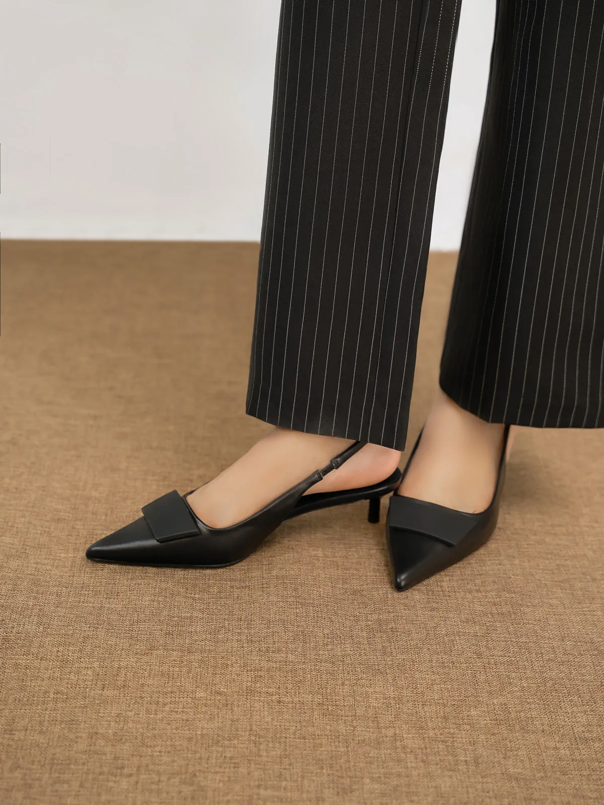 Womens "AULANI" Back Strap Pointed Sandals