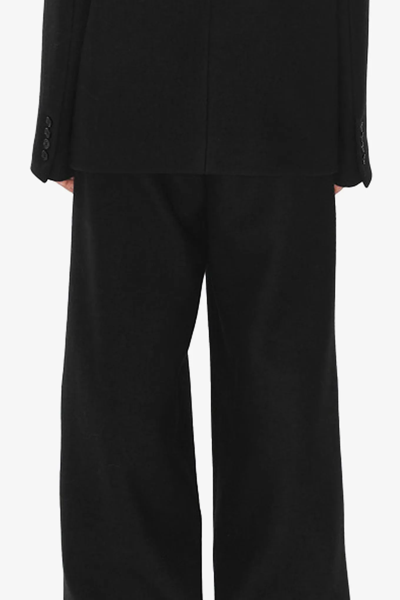 WOOL WIDE-LEG PANTS